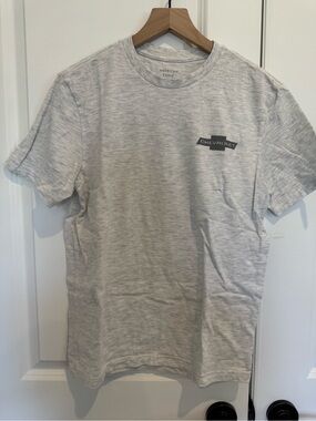 American Eagle Outfitters Light Heather Gray Chevrolet Logo Tee